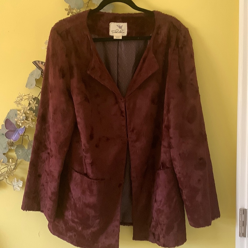 Anthropologie/Tabitha, Faux Fur Jacket